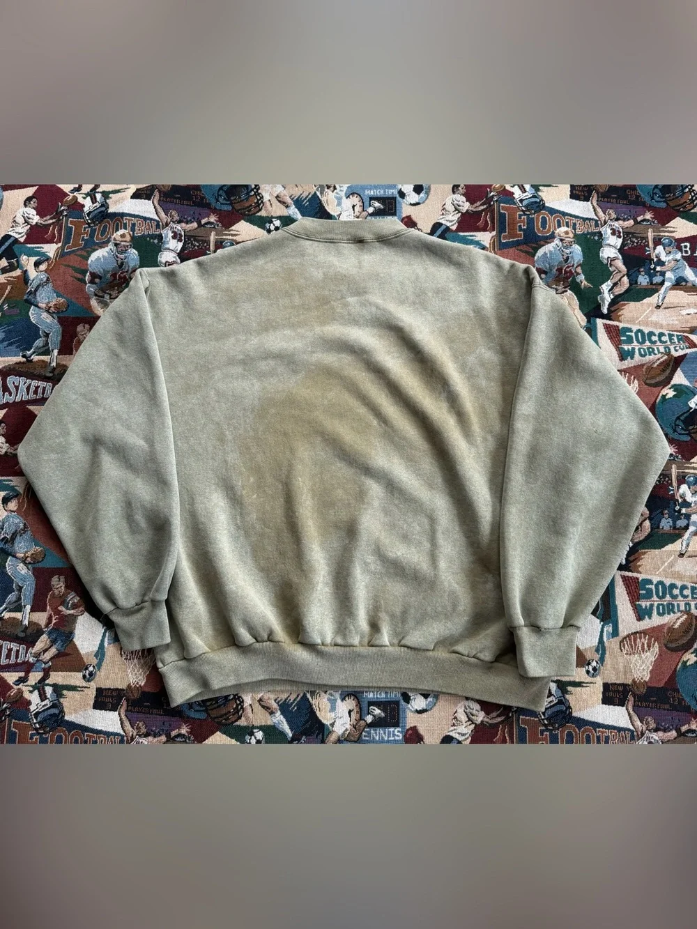 Vintage 90s Men’s Bald Eagle Wildlife Brown Graphic Sweatshirt